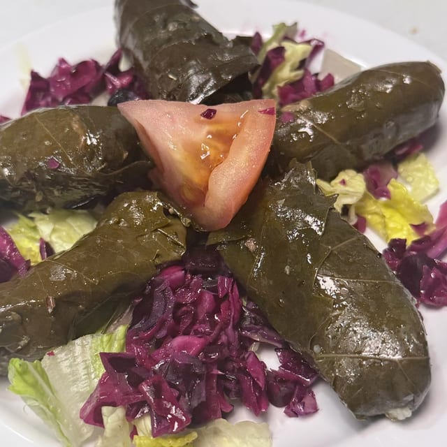 Stuffed Grape Leaves.