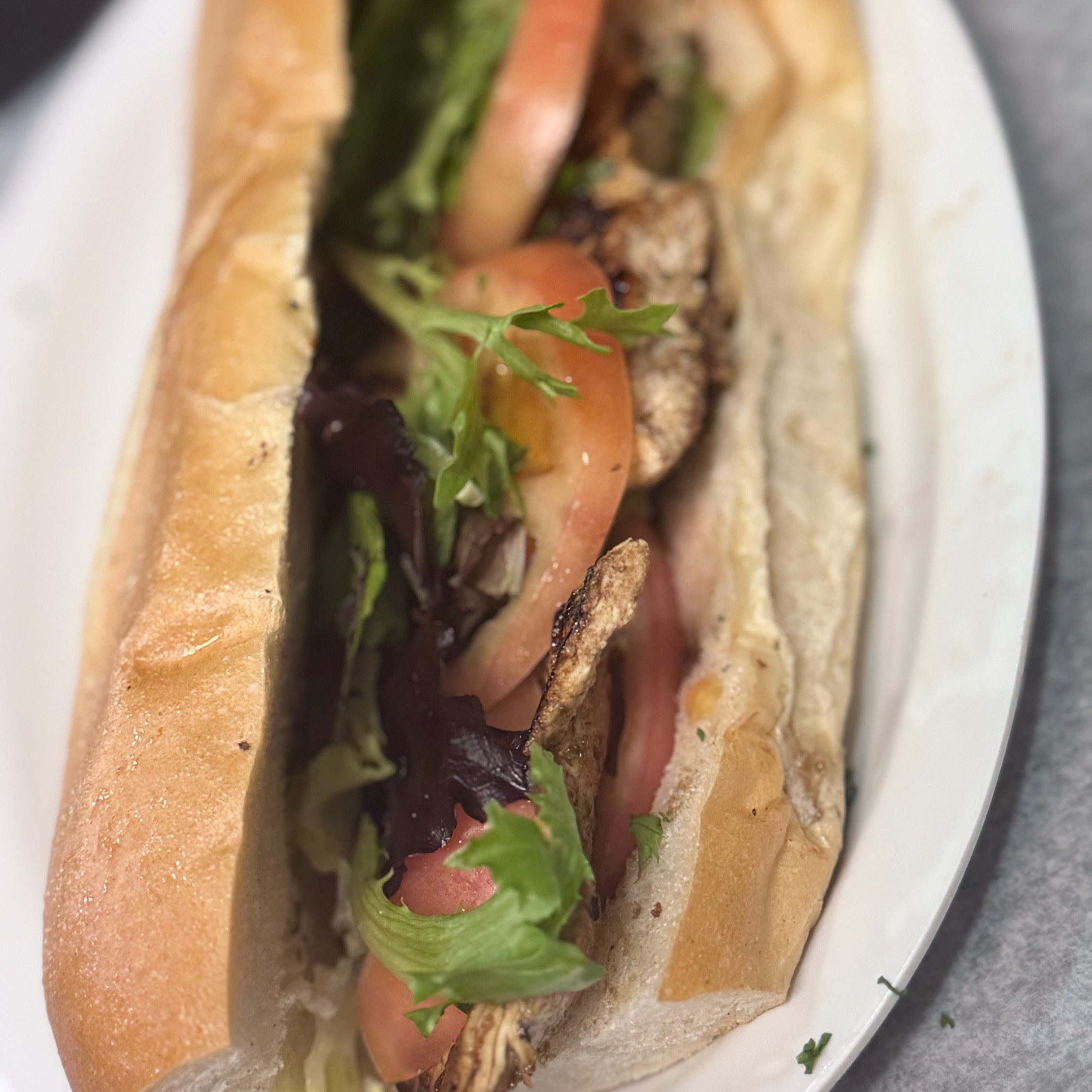 Grilled Chicken Sandwich Dijon.