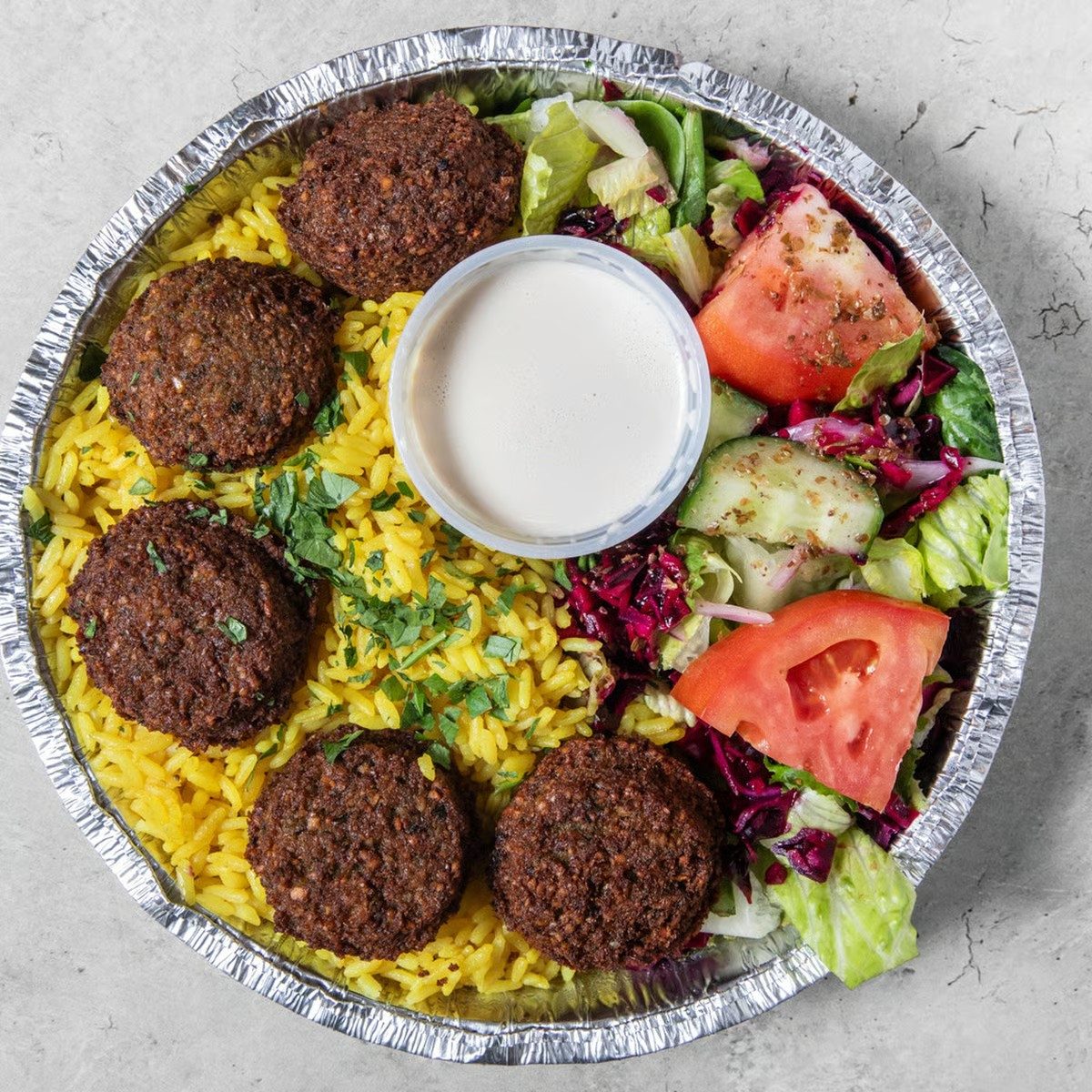 Falafel Platter.