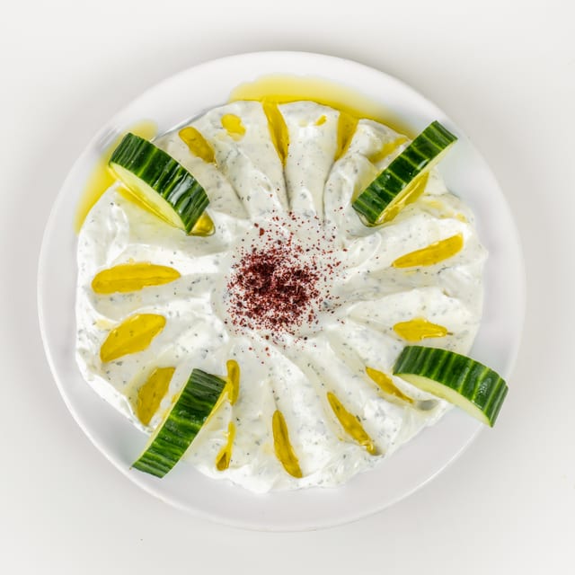 Labne/Garlic Mint Olive Oil.